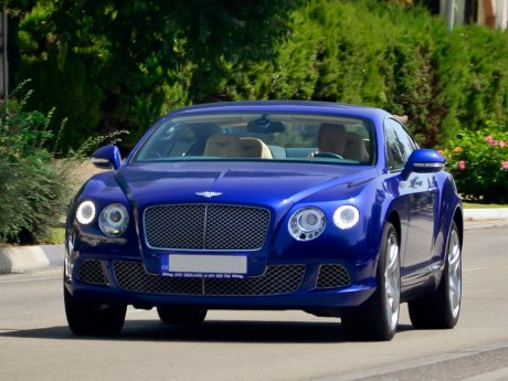 Rent Bentley GT Blue