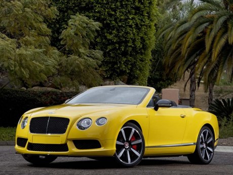 Rent Bentley GTC (2 doors) Yellow